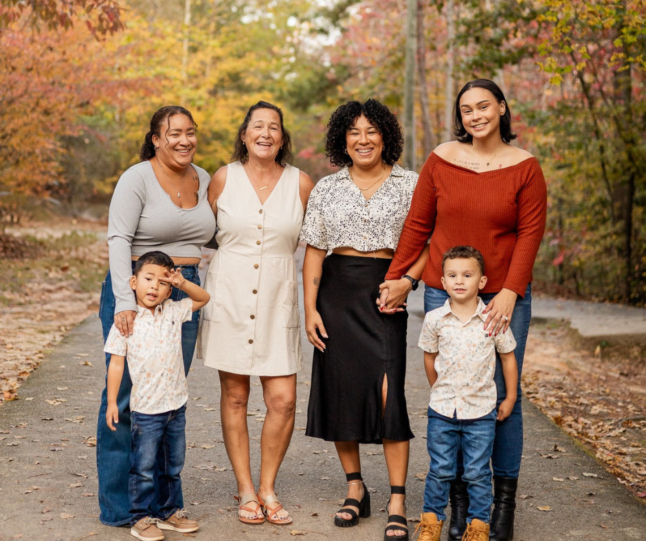 Kortnie Reed-Walker and family