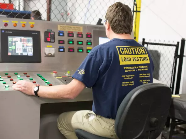 An industrial electronics testing lab with oscilloscopes